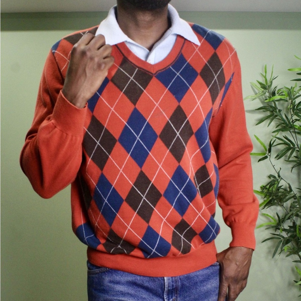 Vintage Argyle Sweater